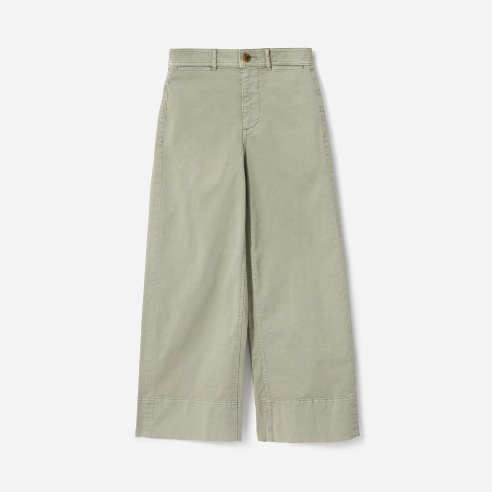 Everlane Lightweight Wide Leg Crop Chino